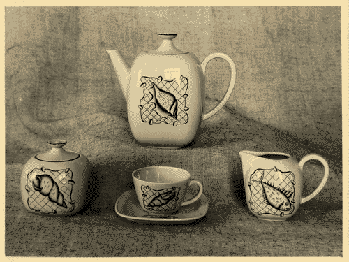 Image for VII Triennale - Mostra della ceramica - Servizio da caffè di Guido Andlovitz