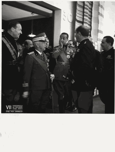 Image for VII Triennale - Inaugurazione - Visita del re d'Italia, Vittorio Emanuele III di Savoia - Giuseppe Bianchini - Giuseppe Bottai