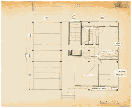 Image for Parco. Mostra della industrializzazione edilizia e della prefabbricazione sperimentale. Elemento di casa verticale industrializzata.