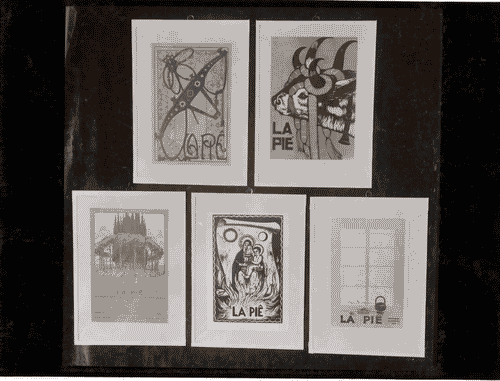 Image for II Biennale - Sezione romagnola - Sala de "La Piè" - Copertine della rivista "La Piè"