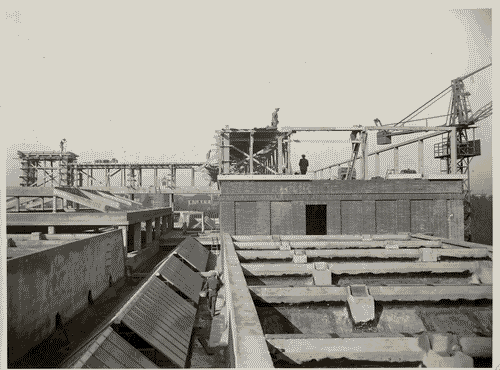 Image for Costruzione del Palazzo dell'Arte - Cantiere - Copertura