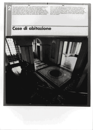 Image for XVI Triennale - Secondo ciclo - Catasto del disegno - Giuseppe de Finetti, progetti 1920-1951 - Pannello con esempio di case di abitazione
