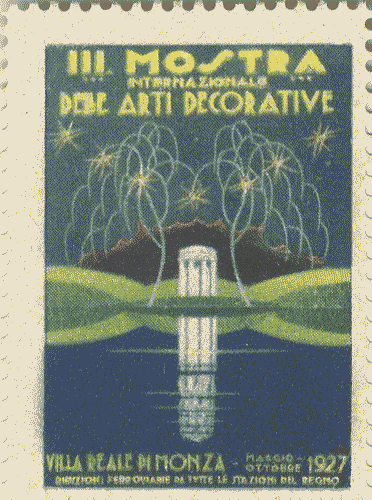 Image for Francobollo celebrativo della III Biennale di Monza