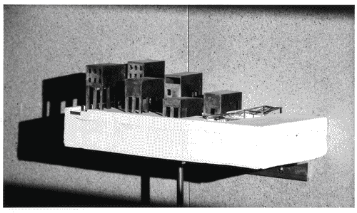 Image for Le città immaginate - Nove progetti per nove città. Sezione progettuale -Milano (Dalla ferrovia alla città: Bovisa, porta Vittoria, porta Genova) -Modello in scala del progetto per porta Vittoria di Steven Holl