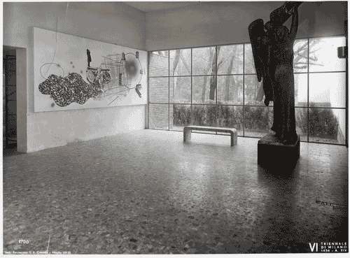 Image for VI Triennale - Padiglione nel parco Sempione - Mostra internazionale di architettura - Architettura italiana - Andito di passaggio con accesso su viale Alemagna