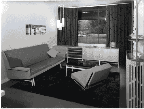 Image for Zona pranzo dell'alloggio francese della Mostra internazionale dell'abitazione