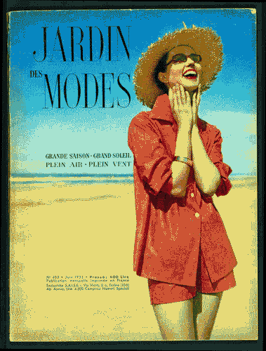 Image for XX Triennale - La memoria e il futuro - Gli occhiali presi sul serio - Copertina della rivista "Jardin des modes"