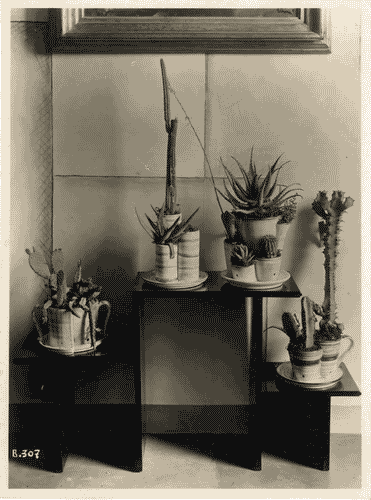 Image for IV Triennale - I Galleria dell'arredamento - Salotto da signora - Vasi per piante grasse