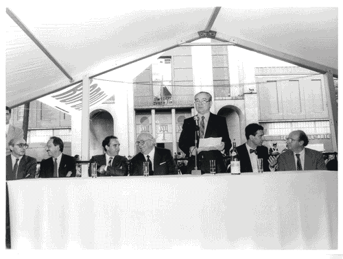 Image for XVII Triennale - Le città del mondo e il futuro delle metropoli - Inaugurazione - Giovanni Spadolini - Pierluigi Nicolin - Eugenio Peggio - Marco Cavallotti - Paolo Pillitteri - Mario Bellini - Luigi Corbani