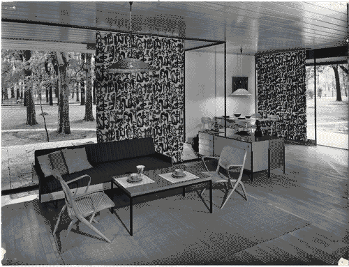 Image for XI Triennale - Parco Sempione - Mostra internazionale dell'abitazione - Alloggio jugoslavo - Soggiorno - Mario Antonini - Boris Babic - Niko Kralj