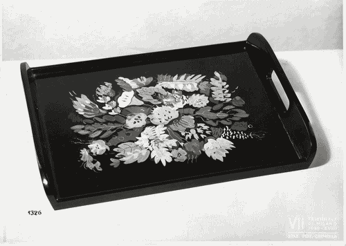 Image for VII Triennale - Mostra dell'E.N.A.P.I. - Mobili e oggetti di legno - Vassoio di legno intarsiato di Eugenio Fegarotti