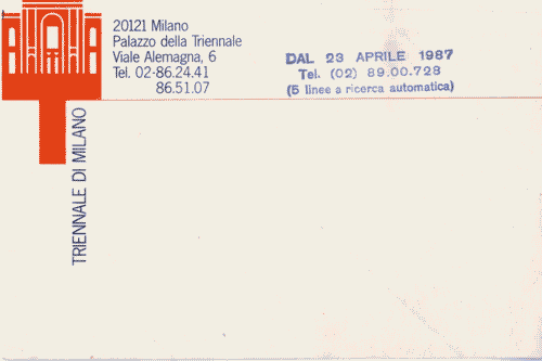 Image for Adesivo della Triennale