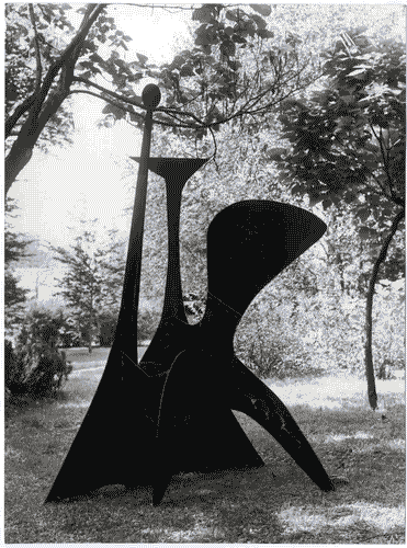 Image for XI Triennale - Parco Sempione - Mostra internazionale di scultura nel parco Sempione - Scultura "Funghi neri" - Alexander Calder