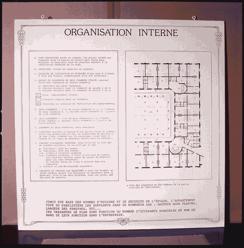 Image for XVI Triennale - Primo ciclo - Catasto del disegno - Le familistere de Guise ou les équivalentes de la richesse - Pannello didascalico