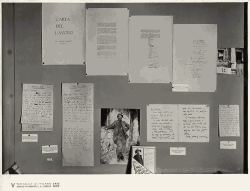 Image for V Triennale - Mostre nel parco - Padiglione della stampa - Stampa italiana contemporanea - Vetrina della Carta del lavoro