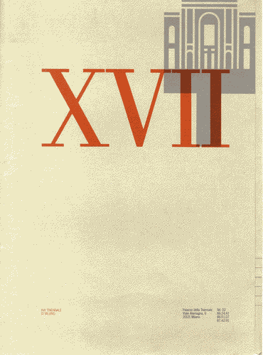Image for Cartelletta della XVII Triennale