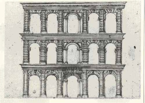 Image for Le città immaginate - Un viaggio in Italia. Sezione storica - Firenze (o del modello monumentale) - Facciata del cortile di Palazzo Pitti di Bartolomeo Ammannati