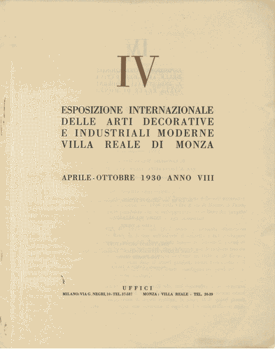 Image for Opuscolo di 12 pagine, con intestazione ripetuta su più pagine, contenente la presentazione, il percorso e il Regolamento per l'Esposizione del 1930