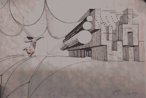 Image for Sezioni nazionali. Italia (n. 26). Seconda parte "L' equilibrio perduto". Terzo settore "L' arrivo al mare". Schizzo progettuale