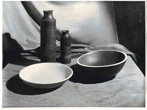 Image for XIII Triennale - Le produzioni - Sala quadrata - Settimo ripiano - Vasi cilindrici - Marcello Fantoni - Ciotole