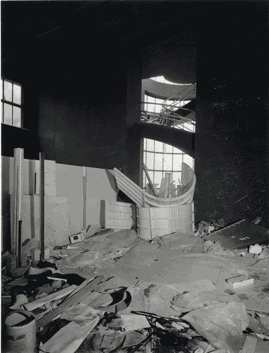 Image for XIV Triennale - Occupazione della Triennale - Palazzo dell'Arte - Scala elicoidale