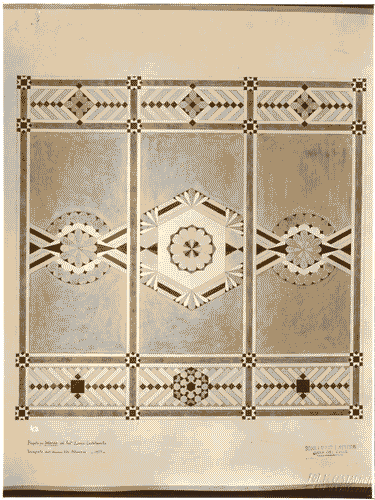 Image for II Biennale - Sezione pugliese - Progetto per intarsio di Enrico Castellaneta