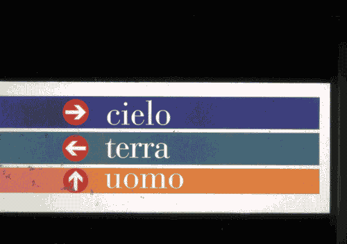 Image for XIX Triennale - Mostra introduttiva esterna - La Triennale nella città - "I codici della città, da piazza Cadorna al palazzo dell'Arte" di Stefano Boeri e Cino Zucchi - Grafica per totem