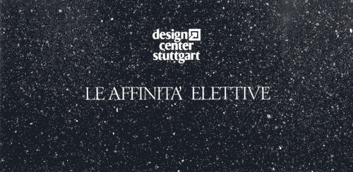 Image for Pieghevole della mostra "Le affinità elettive", al Design Center Stuttgart"