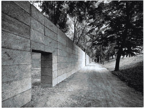 Image for XIII Triennale - Ponte in ferro e parco Sempione - Lavori di sistemazione di viale Zola - Aldo Rossi - Luca Meda