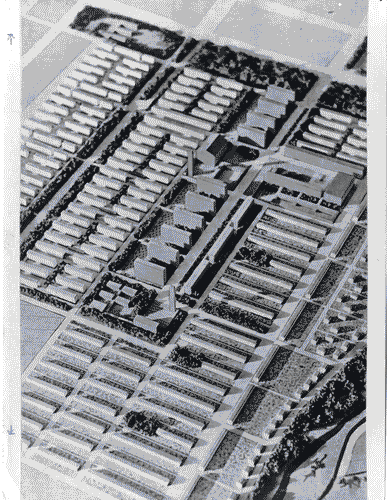 Image for XVI Triennale - Secondo ciclo - Il progetto di architettura - Architettura moderna: poetica e impegno civile - Modello in scala del quartiere "Costanzo Ciano" di Milano