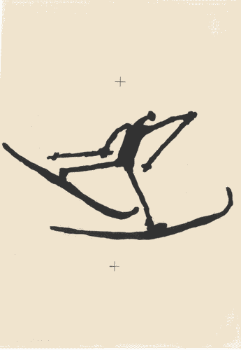 Image for XVIII Triennale - Partecipazioni internazionali - Norvegia. La rivitalizzazione delle radici culturali e delle tradizioni norvegesi - Pittogramma per le Olimpiadi invernali di Lillehammer