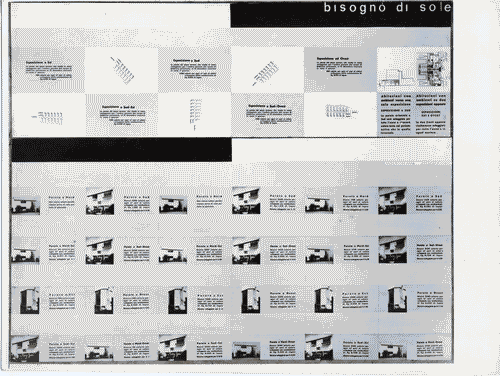 Image for VIII Triennale - Mostra dell'abitazione - Seconda parte. Teoria - Pannello Bisogno di sole