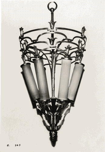 Image for IV Triennale - Galleria dell'illuminazione - Lampadario Italo Carlotti sudisegno di Silvano Brunelli