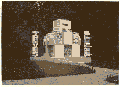 Image for III Biennale - Giardino - Padiglione del libro Treves e Bestetti Tumminelli - Fortunato Depero