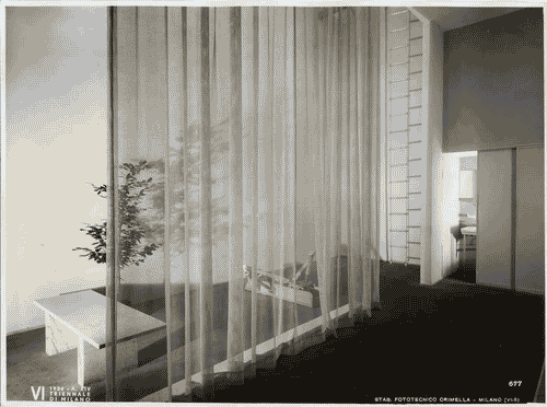 Image for VI Triennale - Mostra dell'arredamento - Parte notturna di un'abitazione del Gruppo B.B.P.R.