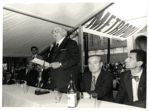 Image for XVII Triennale - Le città del mondo e il futuro delle metropoli - Inaugurazione - Giovanni Spadolini - Pierluigi Nicolin - Eugenio Peggio - Marco Cavallotti - Luigi Corbani