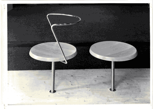 Image for XIII Triennale - Sezione della Francia - La mostra tipologica - Sgabelli con montante a incastro - Roger Legrand