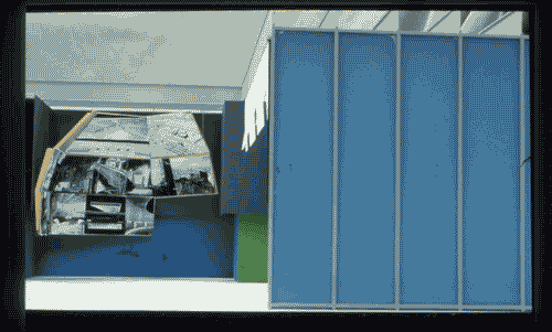 Image for XIX Triennale - Mostra introduttiva interna - Gli immaginari della differenza - "Arazzo, aria, rete" progetto di Juan Navarro Baldeweg - Maquette dell'allestimento