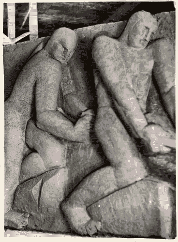 Image for V Triennale - Bassorilievo "I pescatori" di Leone Lodi e Carlo Sessa, disegno di Mario Sironi