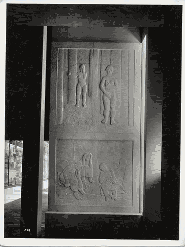 Image for V Triennale - Mostra internazionale di architettura moderna - Atrio - Bassorilievi "La favola dell'Architettura" di Felice Casorati