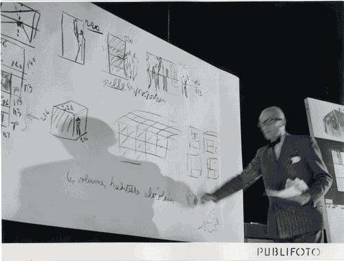 Image for IX Triennale - Convegno De Divina Proportione - Partecipazione di Le Corbusier