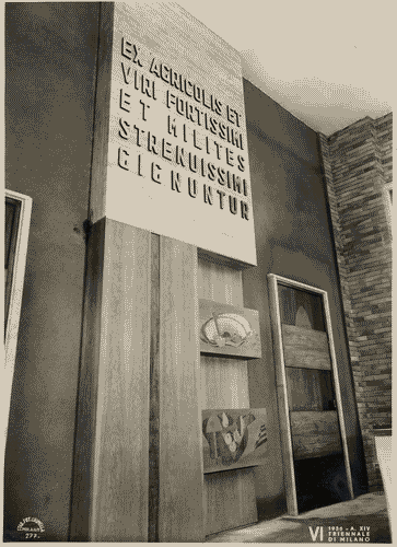 Image for VI Triennale - Mostra dell'arredamento - Sala di rappresentanza del palazzo comunale di Aprilia di Enrico Prampolini