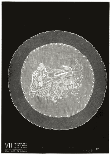 Image for VII Triennale - Mostra dei tessuti e dei ricami - Sezione dei merletti e dei ricami - Centro ricamato di Ines Bignaschi