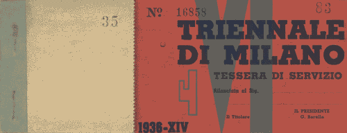 Image for Blocchetto di tessere di servizio di colore rosso, con logo rivisitato