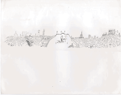 Image for X Triennale - Parco Sempione - Labirinto dei ragazzi - Graffiti - Saul Steinberg