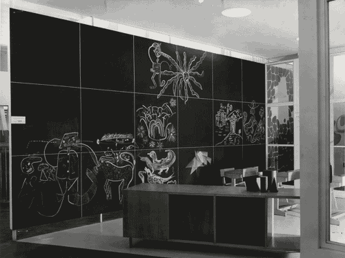 Image for IX Triennale - Istruzione - Lavagna decorata dai mutilatini della Scuola Mamma Irma, sotto la guida di Pietro Reina