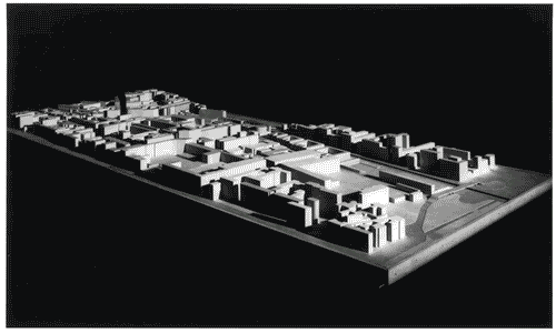 Image for Le città immaginate - Nove progetti per nove città. Sezione progettuale -Milano (Dalla ferrovia alla città: Bovisa, porta Vittoria, porta Genova) -Modello in scala del progetto per porta Genova di Panos Koulermos