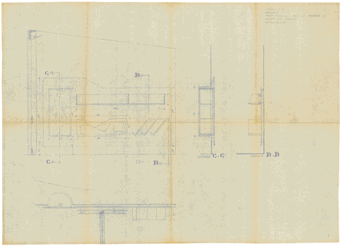 Image for Mostra di ambienti. Abitazione uniambientale. Parete con libreria