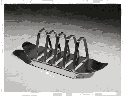 Image for XII Triennale - Mostra internazionale del vetro e dell'acciaio - Portapane in acciaio inossidabile - Robert Welch