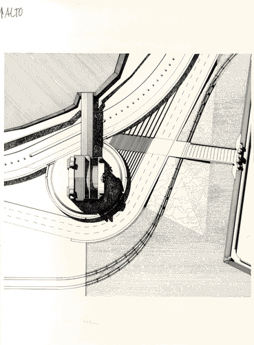 Image for Le città immaginate - Nove progetti per nove città. Sezione progettuale -Ancona (Una frontiera urbana da Vanvitelli a Vanvitelli) (Una frontiera urbana da Vanvitelli a Vanvitelli) - Planimetria di progetto dell'area di Porta Pia